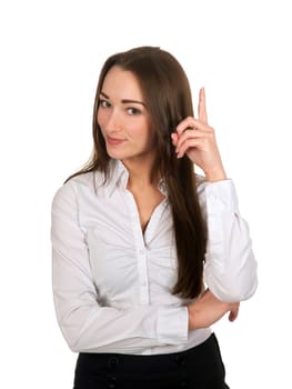 Businesswoman has an idea
