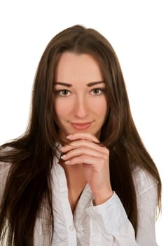 Smiling businesswoman