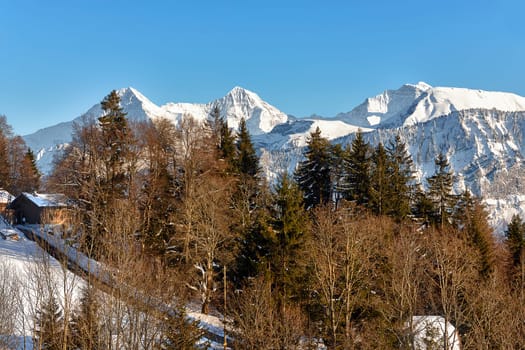 Beatenberg with a view of the Jungfrau