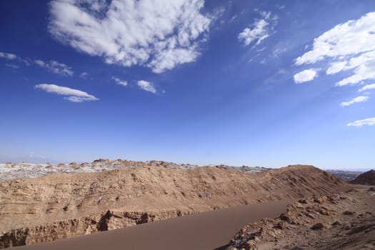 Valle del luna - valley of the moon, in atacama, chile