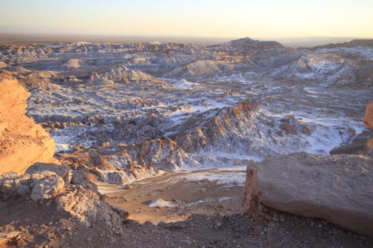 Valle del luna - valley of the moon, in atacama, chile