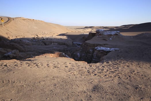 Valle del luna - valley of the moon, in atacama, chile