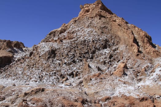 Valle del luna - valley of the moon, in atacama, chile
