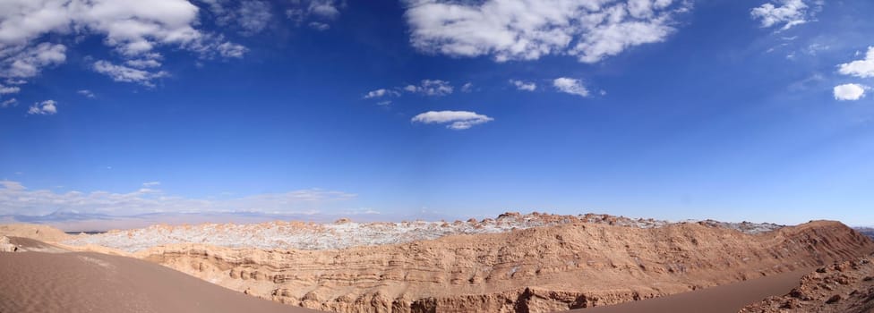 Valle del luna - valley of the moon, in atacama, chile
