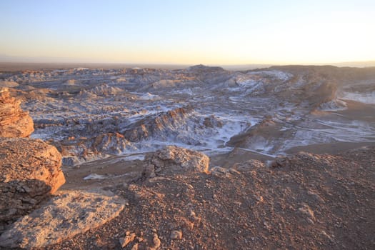 Valle del luna - valley of the moon, in atacama, chile