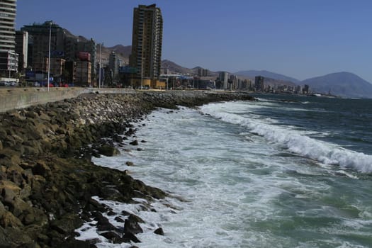 Harbour view of Antofagasta Chile