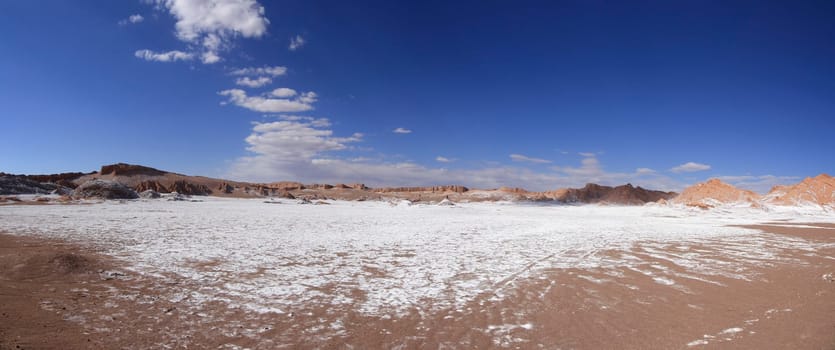 Valle del luna - valley of the moon, in atacama, chile