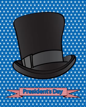 President's Day celebration card.