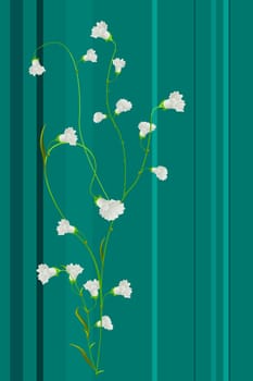 Spring flower print, decorative background