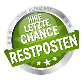 Button with banner " YOUR LAST CHANCE REMAINING STOCK """
