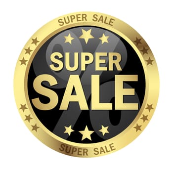 Button " SUPER SALE """