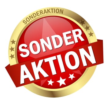 Button with banner " SPECIAL PROMOTION """