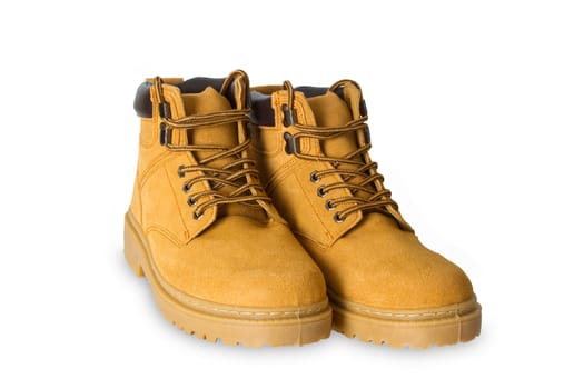 Boots isolated on white background