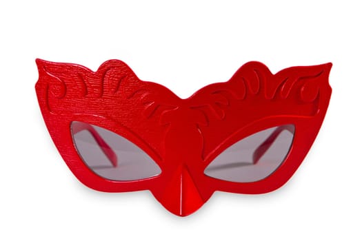 Sunglasses exposed on white background
