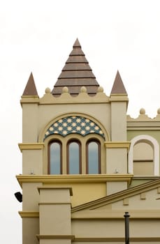 Tympanum of a castle, Fidenza - Italy