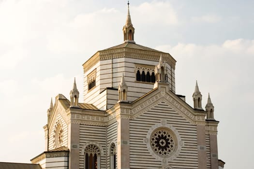 View of Monumental Cemetery, Milan