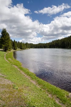 Yellowstone River in Yellowstone National Park in Wyoming
