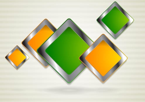 Abstract elegant background. Colourful squares. Vector illustration eps 10