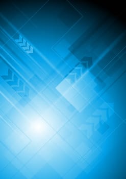 Abstract technology background with arrows. Eps 10 vector illustration