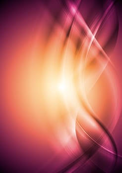 Colourful wavy background. Vector illustration eps 10