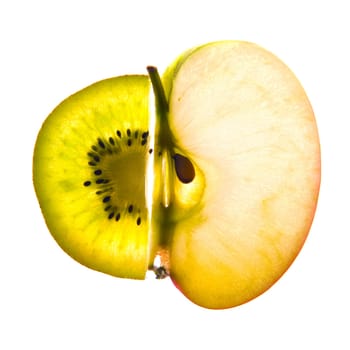 kiwifruit and apple