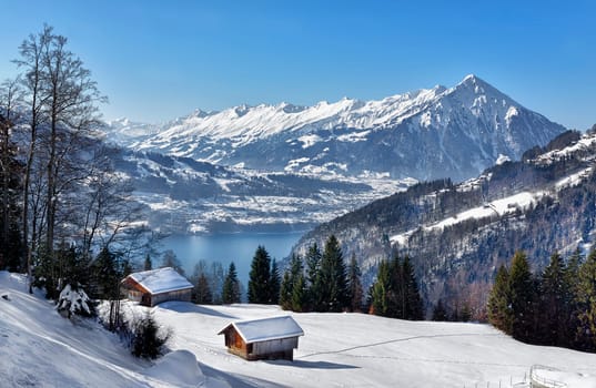 Panorama from the Niederhorn