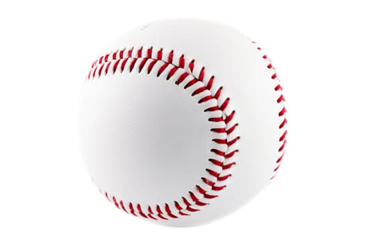 Baseball ball on a white background