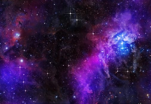 great image of stars in deep or outer space