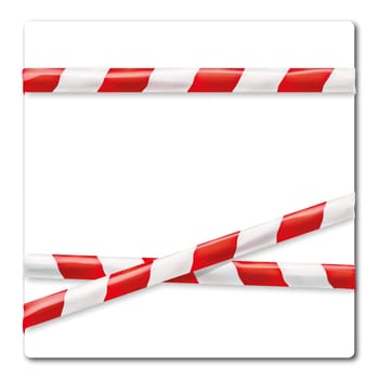 Flutter Ribbon Red White