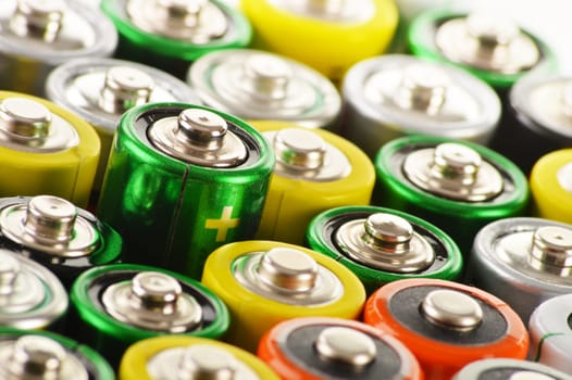 Composition with alkaline batteries