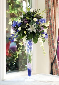 Flowers in vase on the table