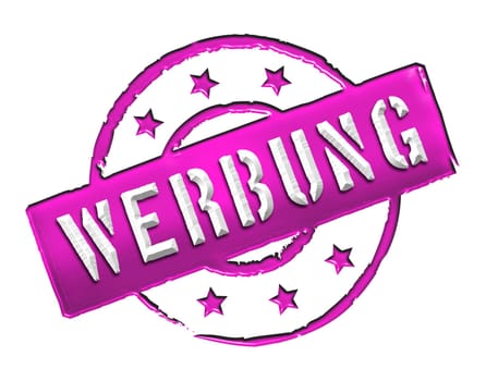 Advertising - Stamp as a symbol for presentations,web,flyers,etc.