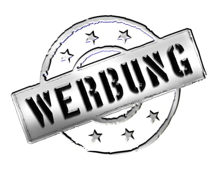 Advertising - Stamp as a symbol for presentations,web,flyers,etc.