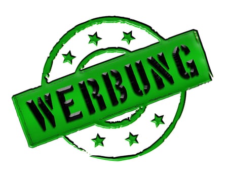 Advertising - Stamp as a symbol for presentations,web,flyers,etc.