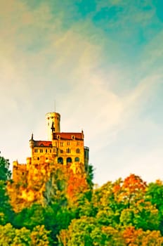 Lichtenstein Castle in model view