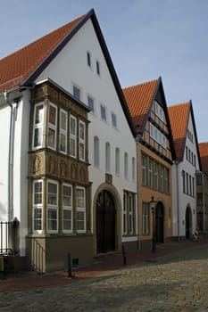 Museum row in Minden (Ritterstrasse)