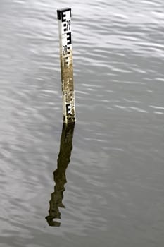 Water level in a pond