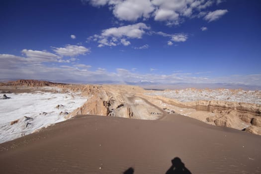 Valle del luna - valley of the moon, in atacama, chile