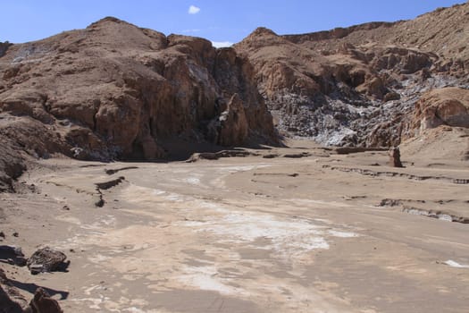 Valle del luna - valley of the moon, in atacama, chile
