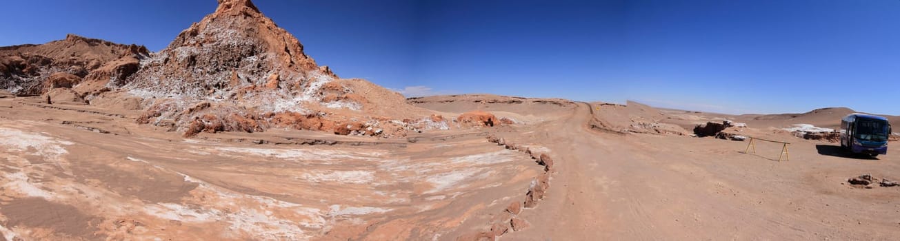 Valle del luna - valley of the moon, in atacama, chile