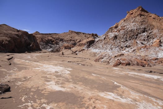 Valle del luna - valley of the moon, in atacama, chile