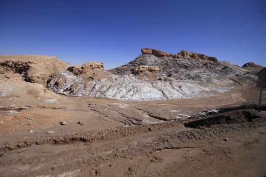 Valle del luna - valley of the moon, in atacama, chile
