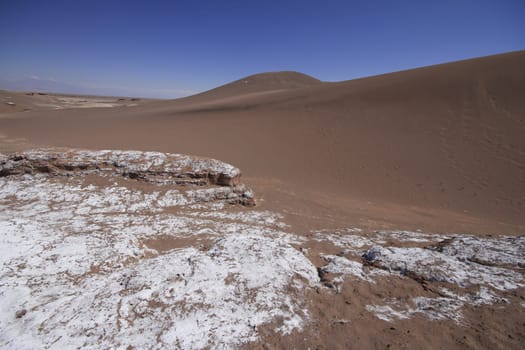 Valle del luna - valley of the moon, in atacama, chile