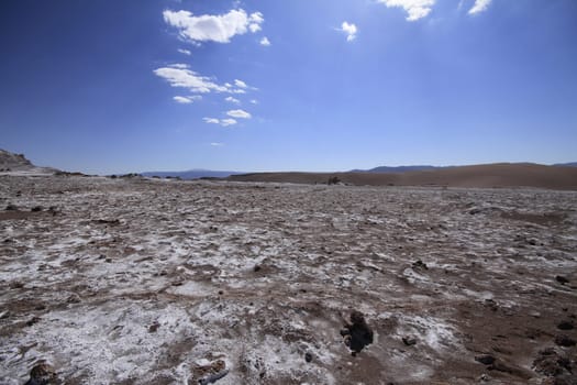 Valle del luna - valley of the moon, in atacama, chile