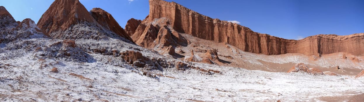 Valle del luna - valley of the moon, in atacama, chile