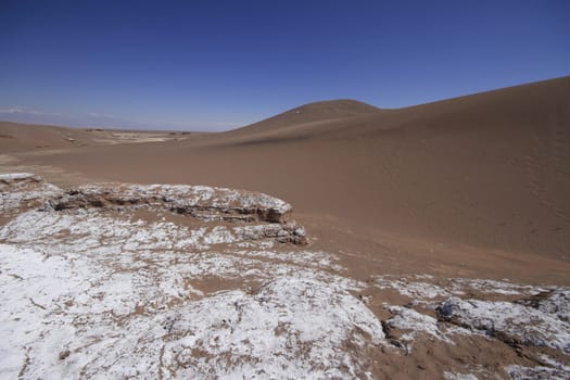 Valle del luna - valley of the moon, in atacama, chile