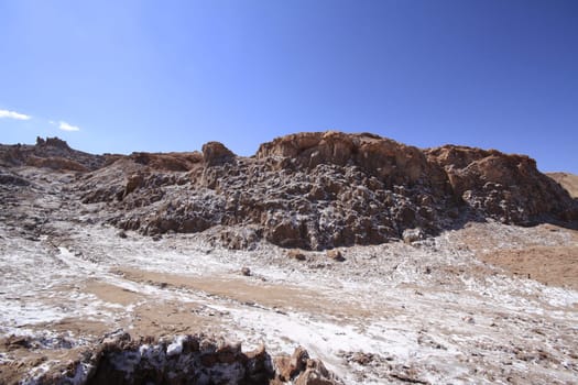 Valle del luna - valley of the moon, in atacama, chile
