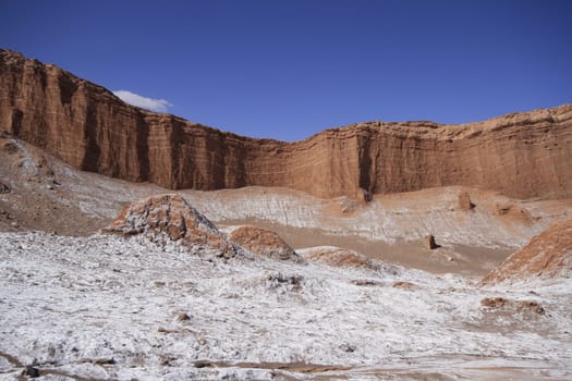 Valle del luna - valley of the moon, in atacama, chile