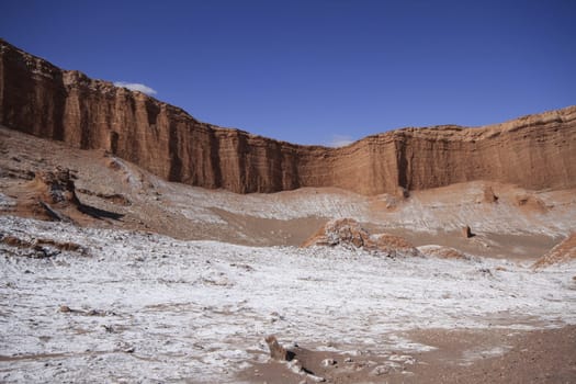Valle del luna - valley of the moon, in atacama, chile