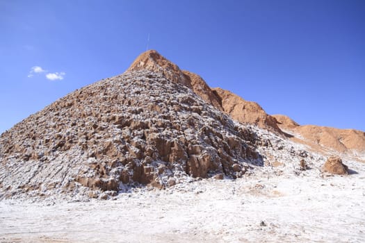 Valle del luna - valley of the moon, in atacama, chile